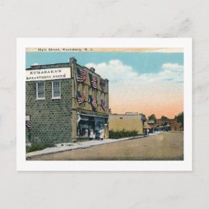 Main St., Keansburg, New Jersey Vintage Postcard