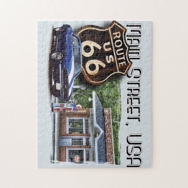 Main Street Camaro Jigsaw Puzzle (Vertical)