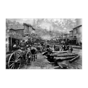 Main Street DEADWOOD 1876 Acrylic Print