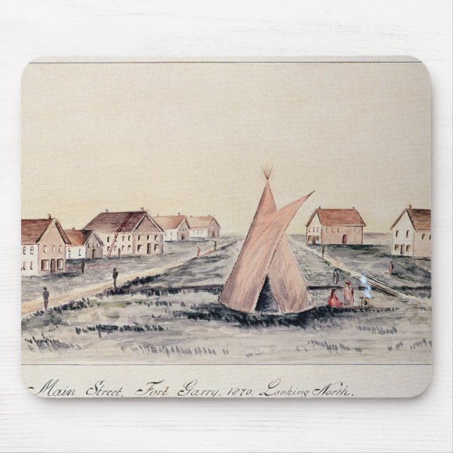 Main Street, Fort Gary Mouse Pad (Front)