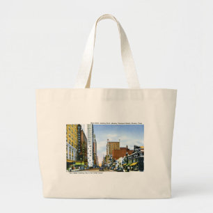 Main Street, Houston, Texas Large Tote Bag