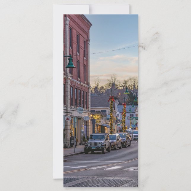 Main Street in Mystic, Connecticut  Invitation (Front)