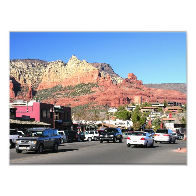 Main Street, Sedona Photo Print (Front)