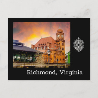  Main Street Station and Trainshed Postcard