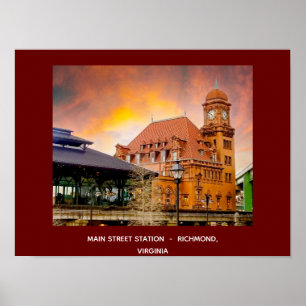 Main Street Station Richmond, Virginia Poster
