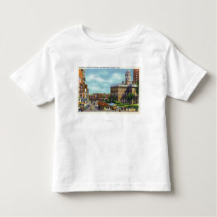 Main Street View of State Street & Old State Toddler T-Shirt