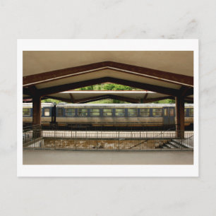 Main train station, Sarajevo. Postcard