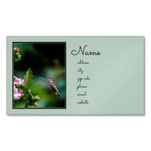 main vertical 	Magnetic business card