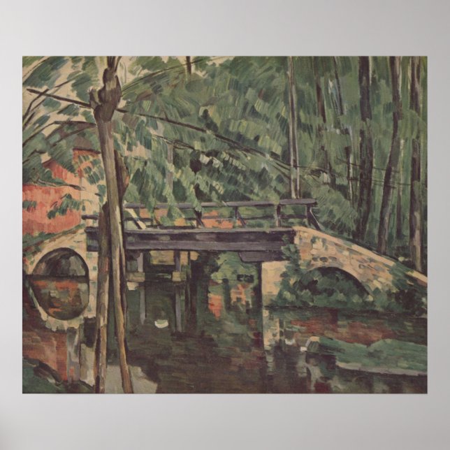 Maincy Bridge - Paul Cezanne - c1880 Poster (Front)