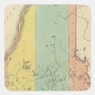 Maine 10 square sticker