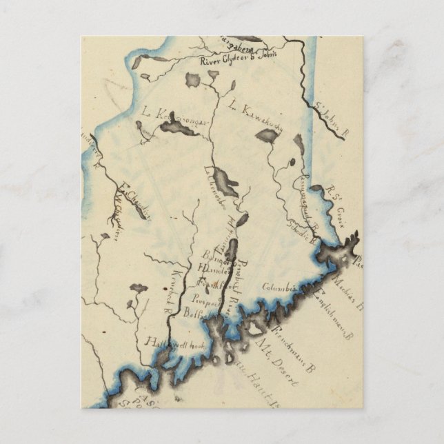 Maine 11 postcard (Front)