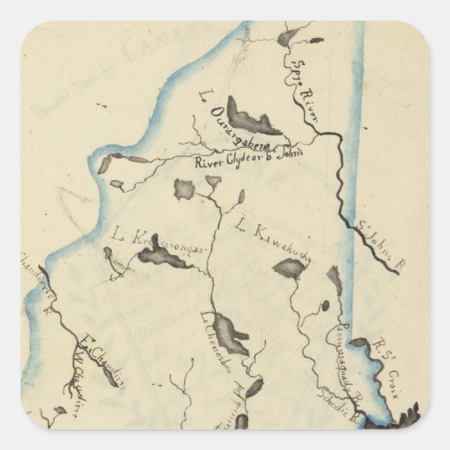 Maine 11 square sticker (Front)