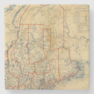 Maine 18 stone coaster