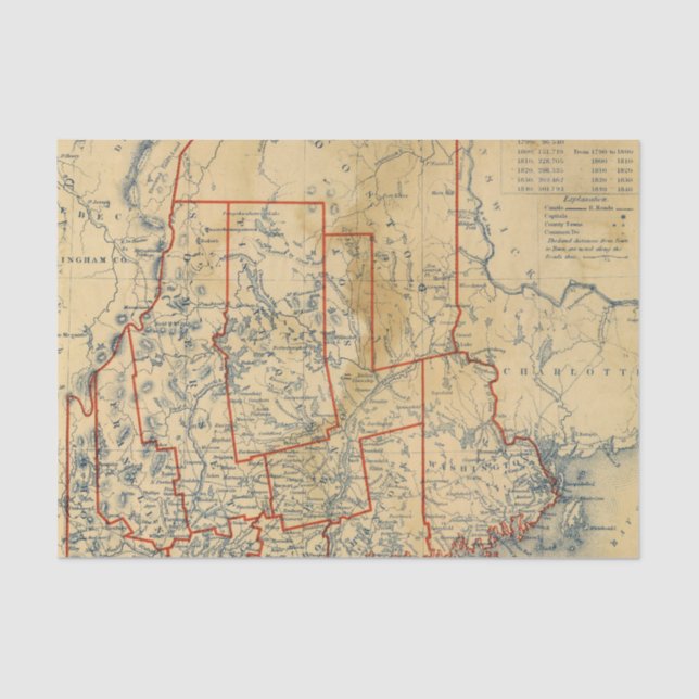 Maine 18 tissue paper (Front)