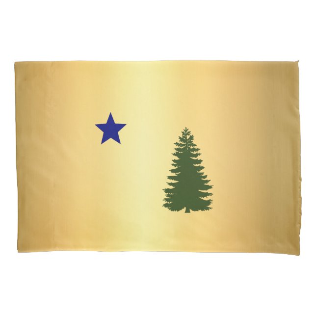 Maine 1901 flag pillowcase (Front)