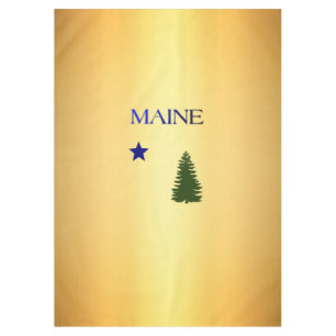 Maine 1901 flag tablecloth