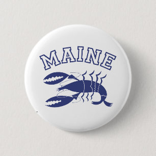 Maine 6 Cm Round Badge