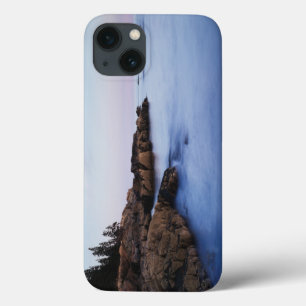 Maine, Acadia National Park, Moonset iPhone 13 Case