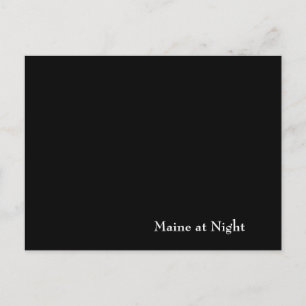 Maine at Night Postcard