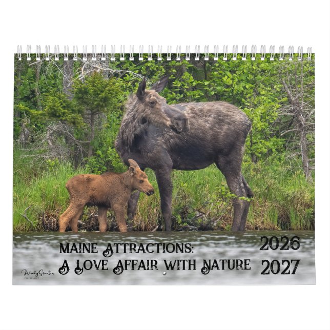 Maine Attractions 2026-2027 Calendar (Cover)