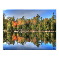 Maine Autumn Fall Foliage Lake Reflections