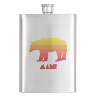 Maine Bear Hip Flask