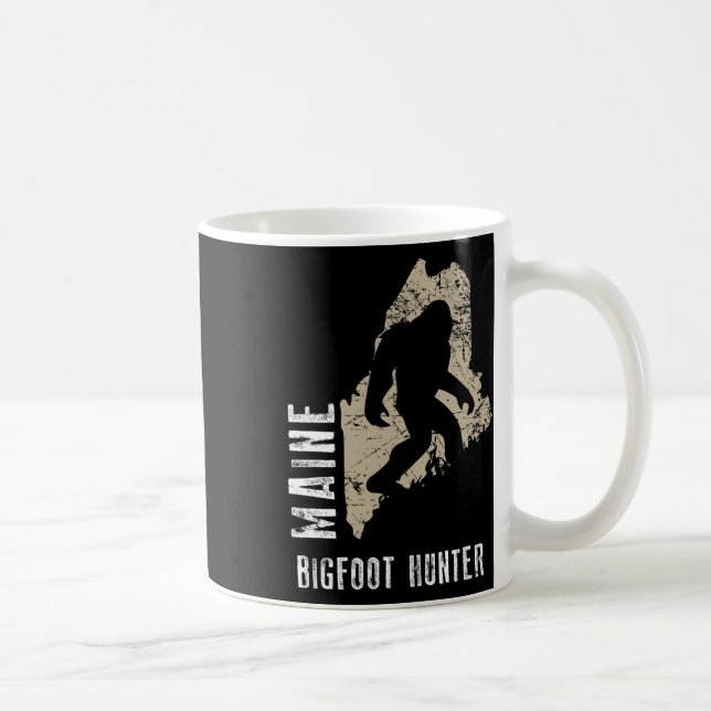 Maine Bigfoot Hunter  Coffee Mug (Right)