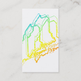 maine chill blur business card