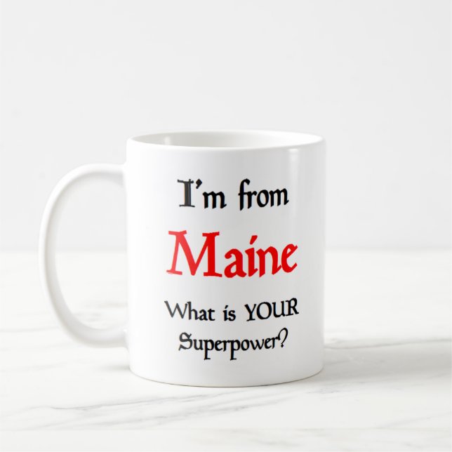 maine coffee mug (Left)