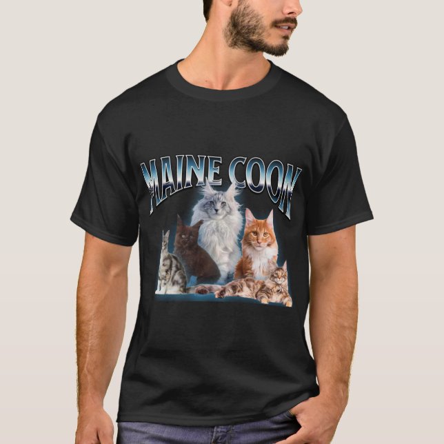 Maine Coon Bootleg T-Shirt (Front)