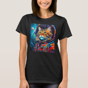 Maine Coon Cat Astronaut T-Shirt