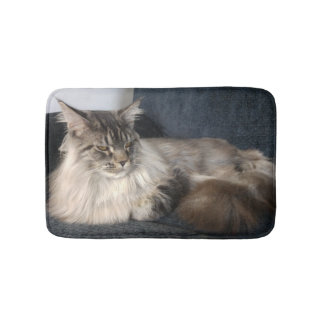 Maine Coon Cat Bath Mat
