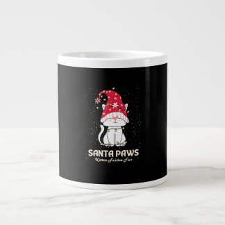 Maine coon cat Christmas Large Coffee Mug
