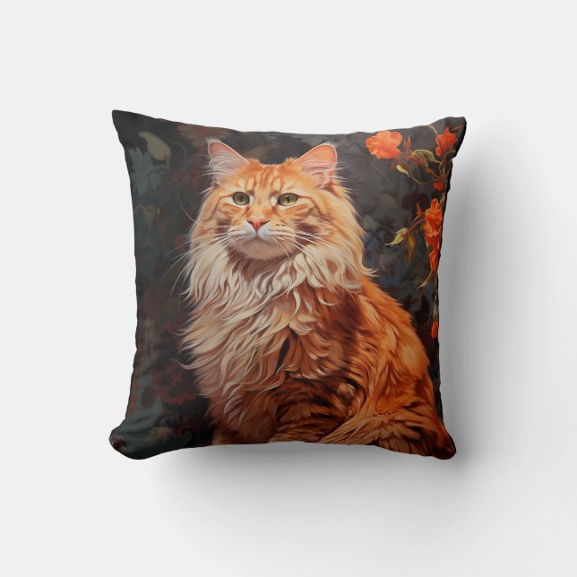 Maine Coon cat Cushion (Front)