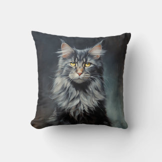 Maine Coon cat Cushion