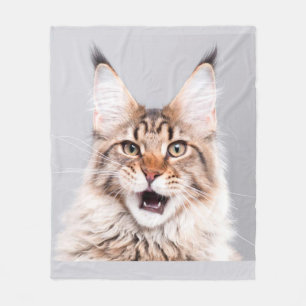 MAINE COON CAT FLEECE BLANKET