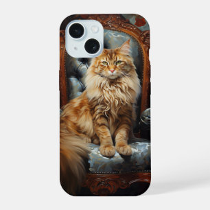 Maine Coon cat iPhone 15 Case