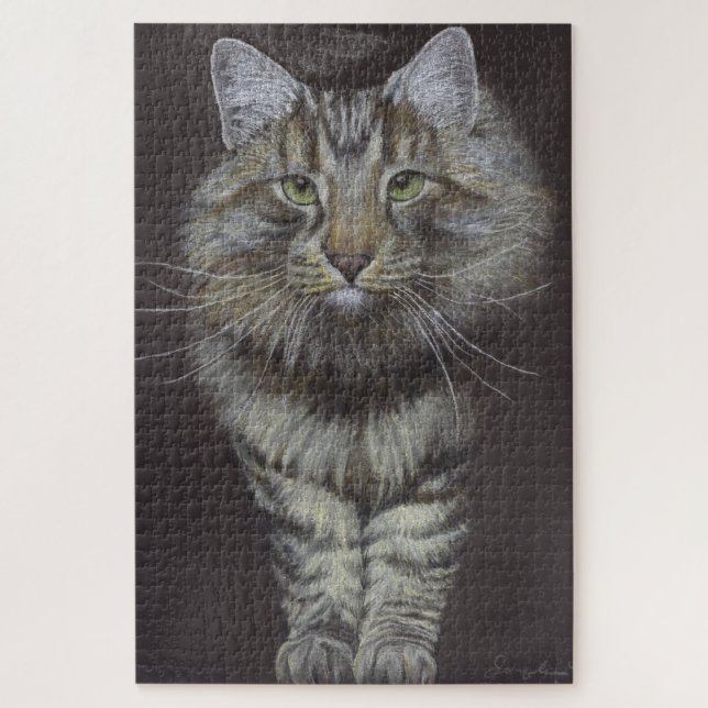 Maine Coon Cat Jigsaw Puzzle (Vertical)