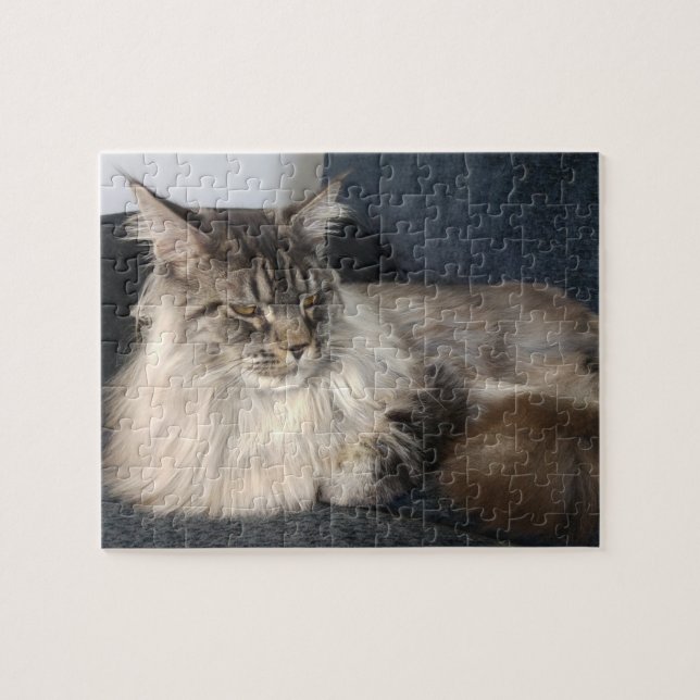 Maine Coon Cat Jigsaw Puzzle (Horizontal)
