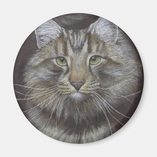 Maine Coon Cat Magnet (Front)