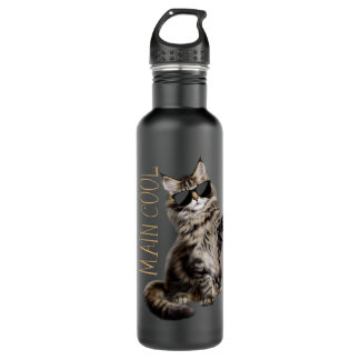 Maine Coon Cat - Main Cool  710 Ml Water Bottle