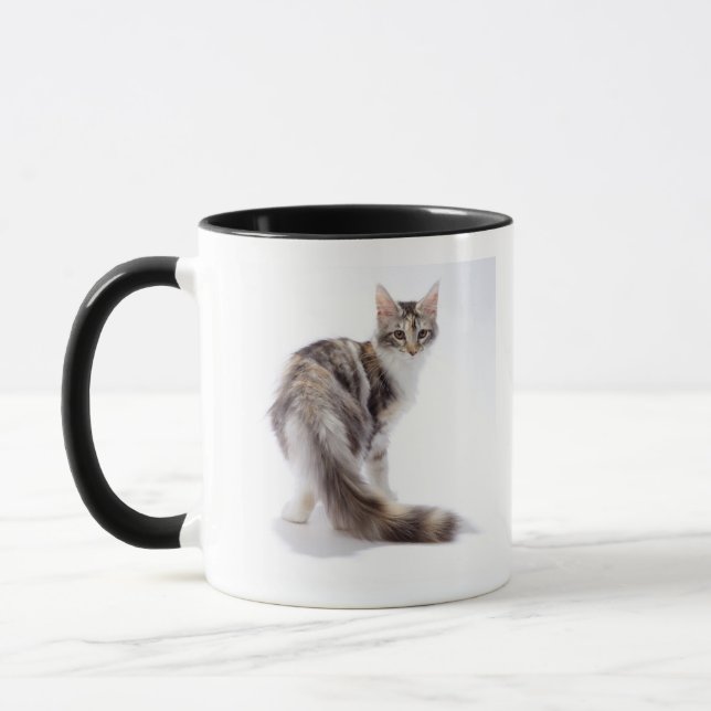 Maine Coon cat Mug (Left)