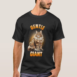 Maine Coon Cat Owner GENTLE GIANT Funny Maine Coon T-Shirt
