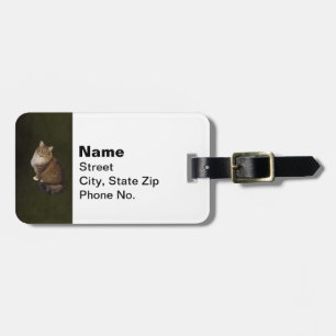 Maine Coon Cat Portrait Luggage Tag