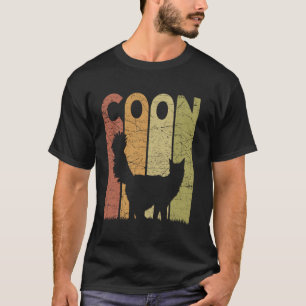 Maine Coon Cat Vintage Cat Lover Retro T-Shirt