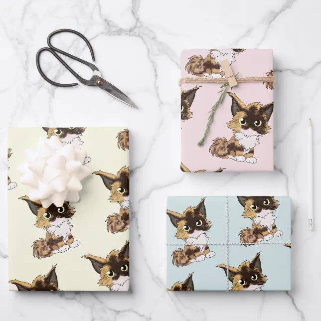 Maine Coon Cat Wrapping Paper Sheet Zazzle maine-coon-cat-wrapping-paper-sheet-zazzle