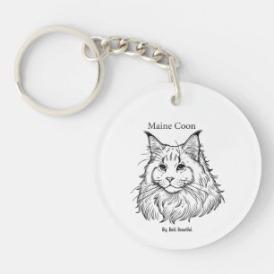 Maine Coon Key Ring