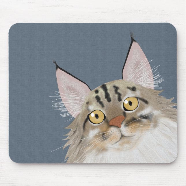 Maine Coon Mousepad (Front)
