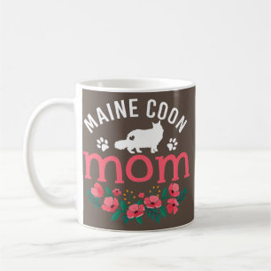 Maine Coon Mum Lover Gifts For Women Mum Cat Coffee Mug