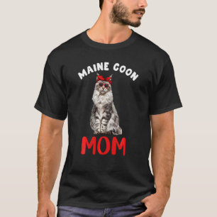 Maine Coon Mum Mama Cat Owner Funny Kitty Kitten T-Shirt